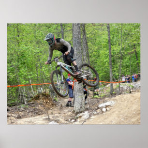 Enduro Mountain Bike Tävling Poster