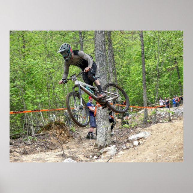 Enduro Mountain Bike Tävling Poster (Framsidan)