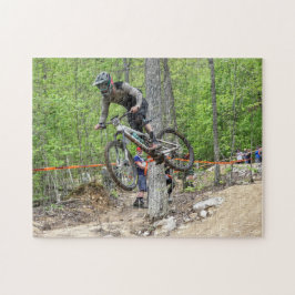Enduro Mountain Bike Tävling Pussel