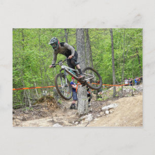 Enduro Mountain Bike Tävling Vykort