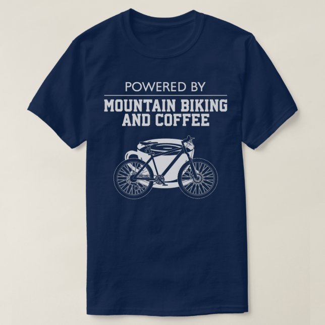 Enduro MTB Mountain Bike Riding Downhill Coffee Vi T Shirt (Design framsida)