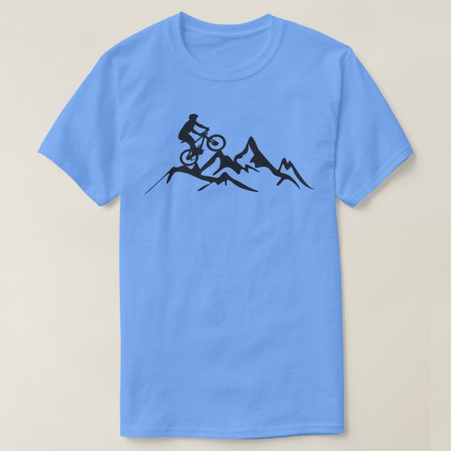 Enduro MTB Mountain Bike Riding Downhill Minimalis T Shirt (Design framsida)