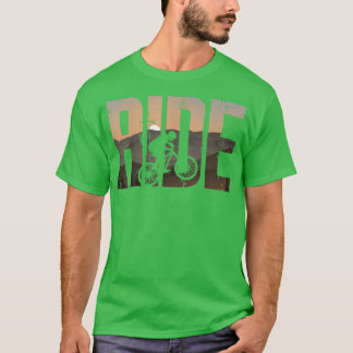 Enduro MTB Mountain Bike Riding Downhill Vintage R T Shirt