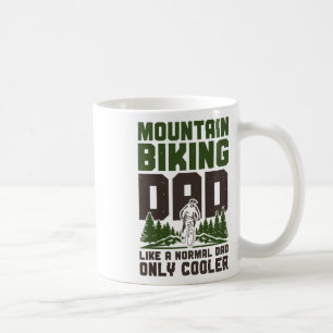 Enduro Mtb Mountainbike Ridning Nerförsbacke Pappa Kaffemugg