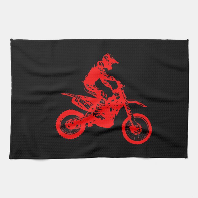 Enduro red kökshandduk (Horisontell)