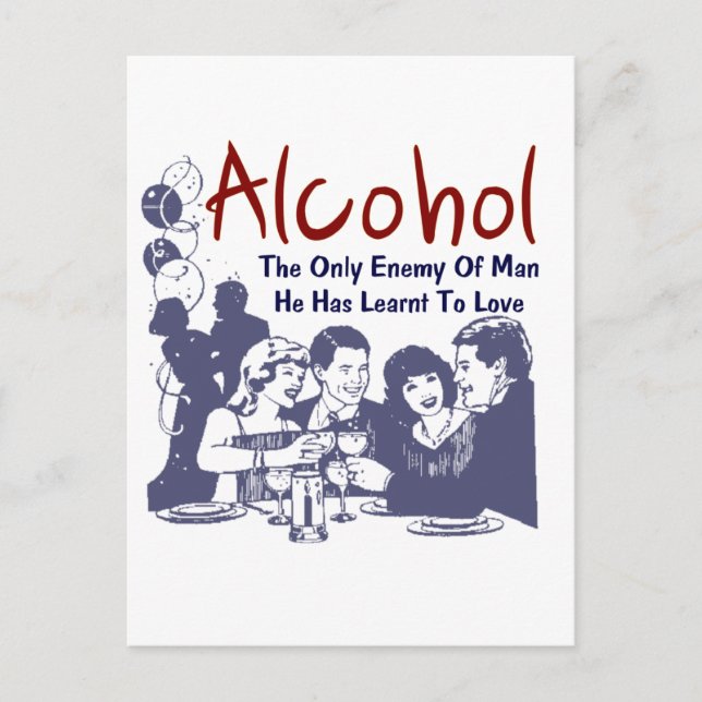 Enemy Alkohol Vykort (Framsida)