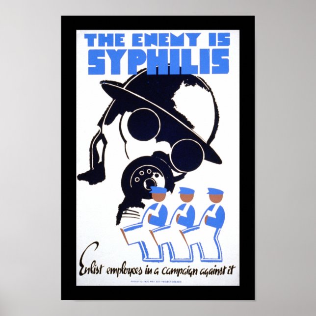 Enemy är Syfililis Poster (Framsidan)