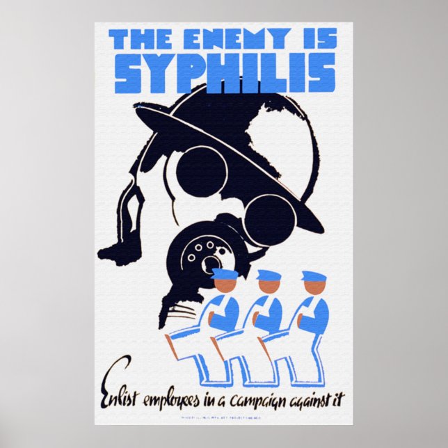 Enemy är Syfililis Poster (Framsidan)