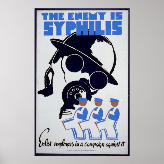 Enemy är Syfililis Poster (Framsidan)