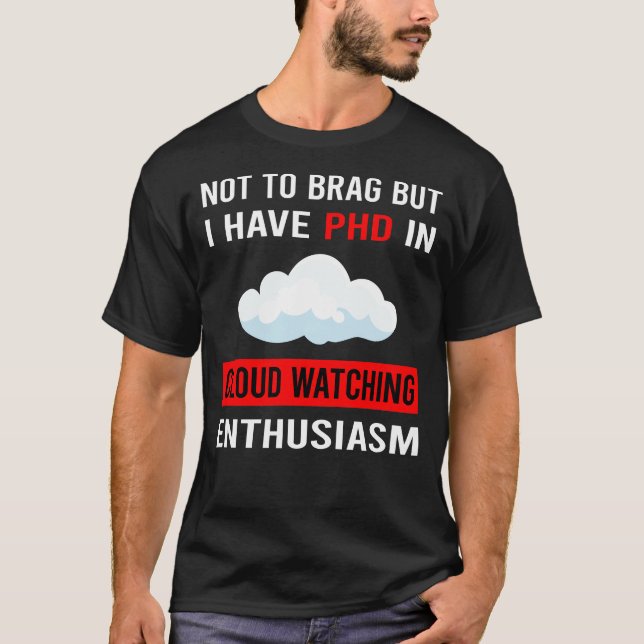 Enentusiasm Cloud Watching T Shirt (Framsida)