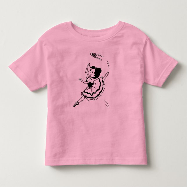Energetic Ballerina Tee Shirt (Framsida)