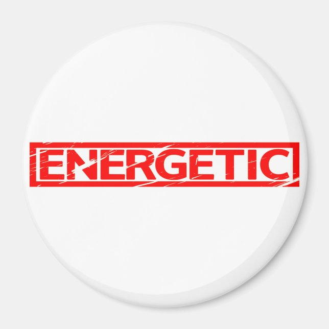 Energetic Frimärke Magnet (Framsidan)
