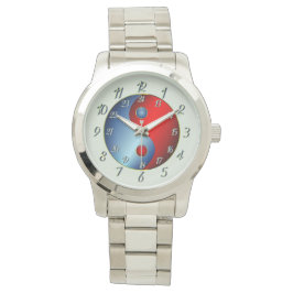 Energetic Rhinestone Grönt Yin Yang Armbandsur