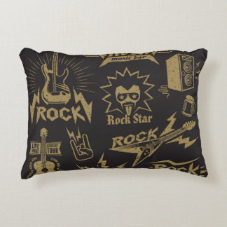 Energetic rock musik essence prydnadskudde