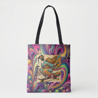 Energetic Ukiyo-e Tote Bag トートバッグ Tygkasse