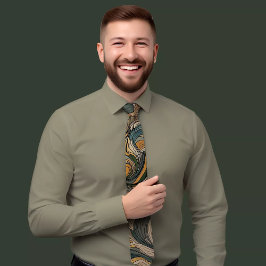 Energetic Wave Mönster Tie Slips