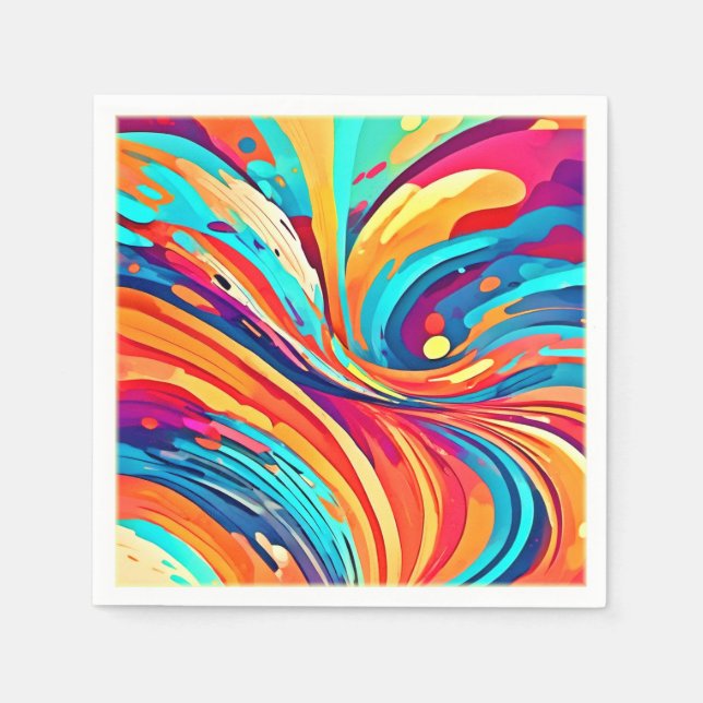 Energetiskt harmoni i form av pappersservett (Framsidan)