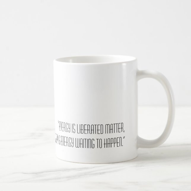 Energi är ett frigjort parentescitat Mugg (Höger)