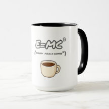 Energi är lika med mjölk kaffe Rolig vetenskap gee