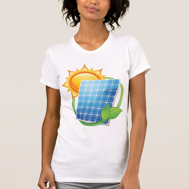 Energi för solenergi - Vinnare T-Shirt (Framsida)
