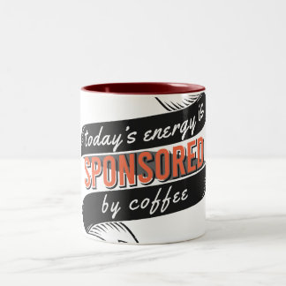 Energi från kaffe Två-Tonad mugg