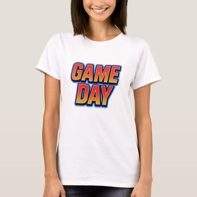 Energi från speldagen t shirt (Framsida)