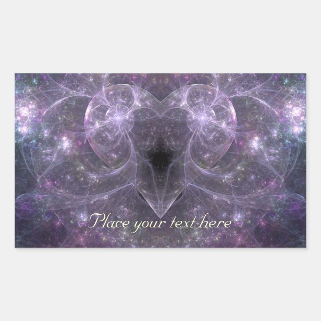 Energi i Kärlek Rektangulärt Klistermärke (Framsida)