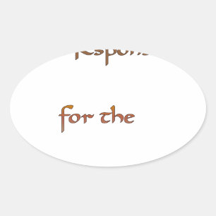 Energi inom: Energifrågor Ovalt Klistermärke