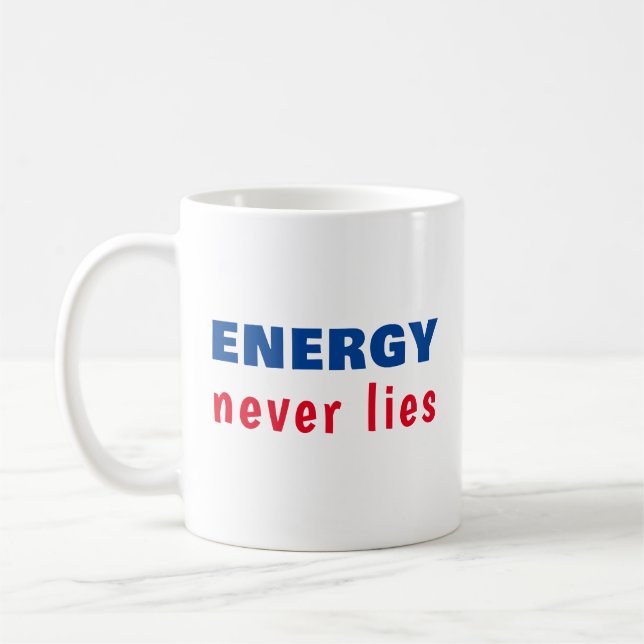 Energi Ljuger aldrig Kaffemugg (Vänster)