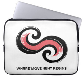 Energi Rörelse Symbol Design Laptop Fodral