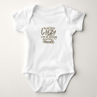 Energibesparingsläge" Baby-bokostym T Shirt