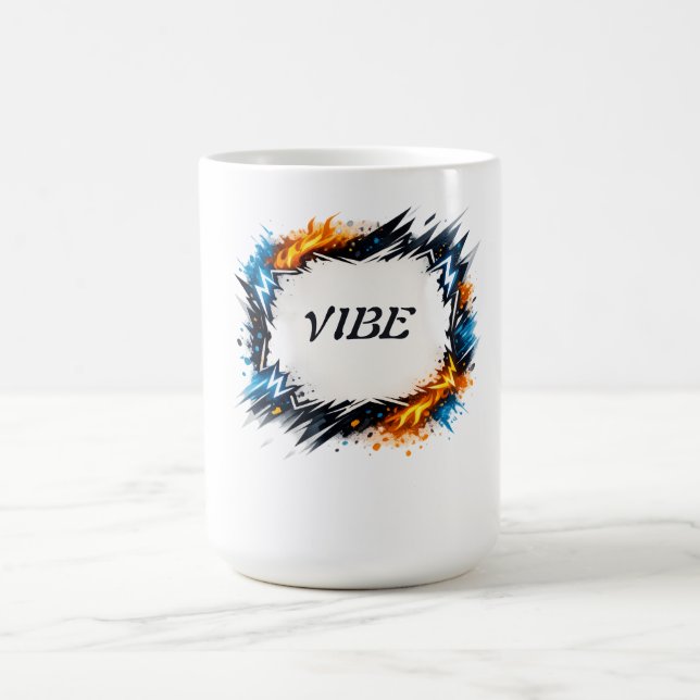 Energicirkeln – Anpassningsbar textdesign Kaffemugg (Center)