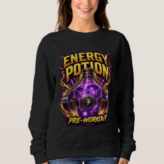 Energidryck Innan Träning Spelande Fitness Grafik T Shirt