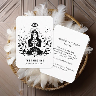 Energie Heiler Reiki Andlig Affärskort Visitkort