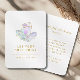 Energie Heiler Reiki Andlig Affärskort Visitkort