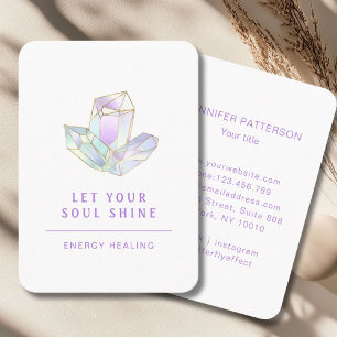 Energie Heiler Reiki Andlig Affärskort Visitkort