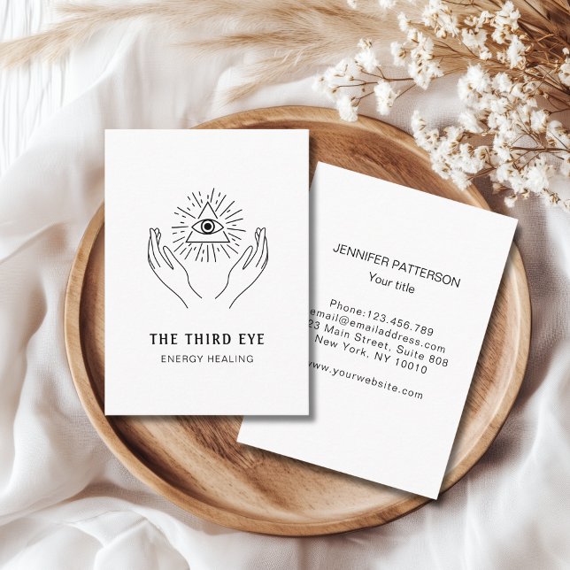 Energie Heiler Reiki Spirituell Visitkort (Energy Heiler Reiki Spirituell Business Card)