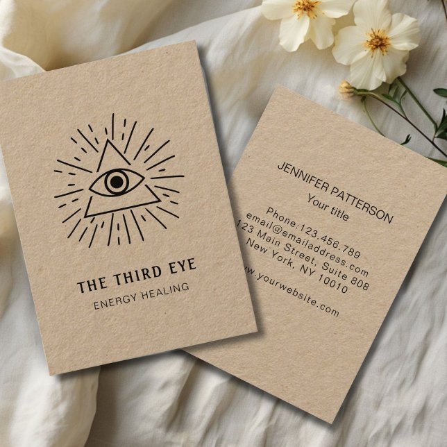 Energie Heiler Reiki Spirituell Visitkort (Energy Heiler Reiki Spirituell Business Card)