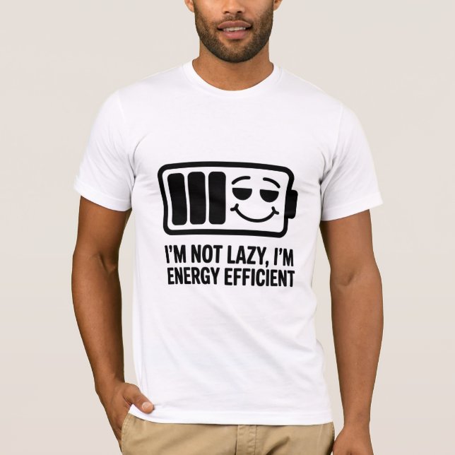 Energieffektiv Latmask T-Shirt (Framsida)