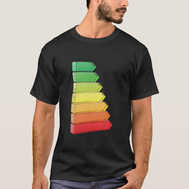 Energieffektivitetsdiagram T Shirt (Framsida)