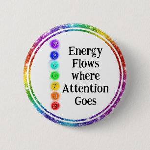 Energiflöde Chakra Balansering Andlig Medvetenhet Knapp