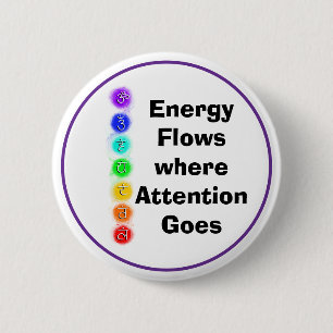 Energiflöde Chakra-justering Andlig medvetenhet Knapp