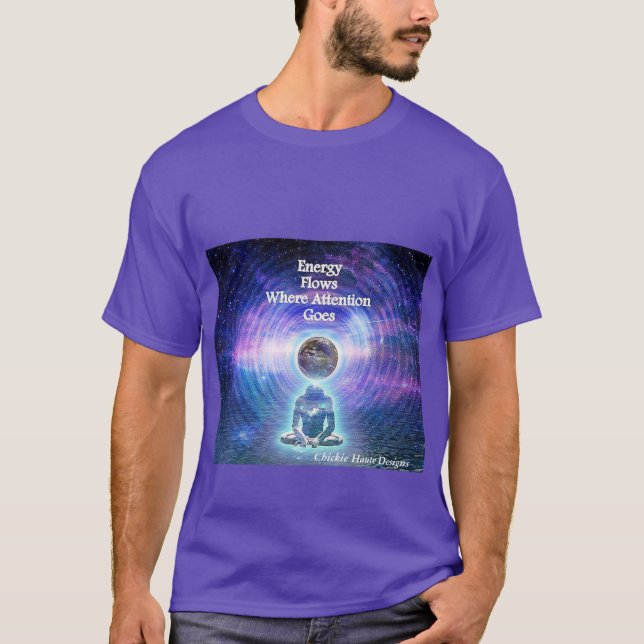 Energiflöden var uppmärksamhet går t-shirt (Framsida)