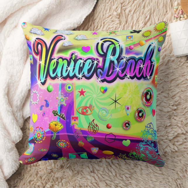 Energifyllning i Venedig Beach Coola Energy Pillow Kudde (Filt)