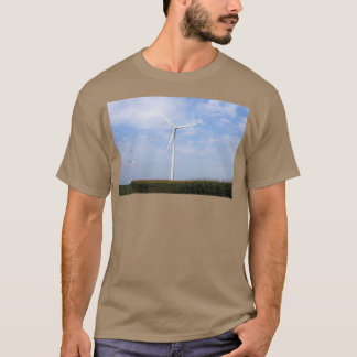 Energiindustri för grönt av vind-turbiner t shirt