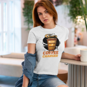 Energiladdare för kaffe Kopp T Shirt