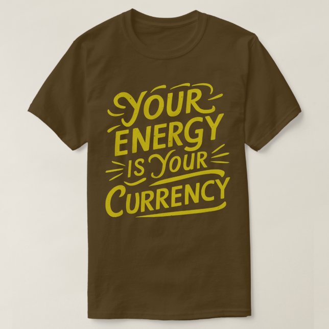 energin är din valuta 2 t shirt (Design framsida)