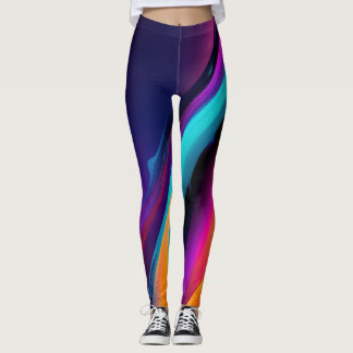 Energiprestandaledningar för elektriska Abstrakter Leggings