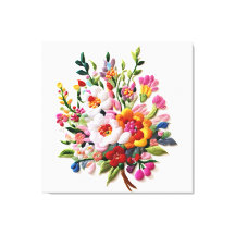 Energisk Blomster Vägg Dekor Sakral Geometrisk Kon