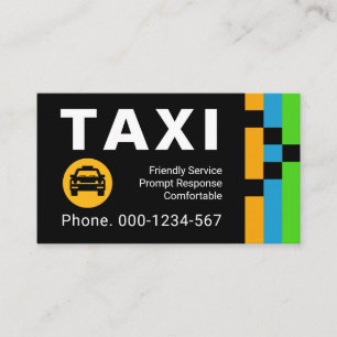 Energiska transportvägar Taxi Kör Visitkort